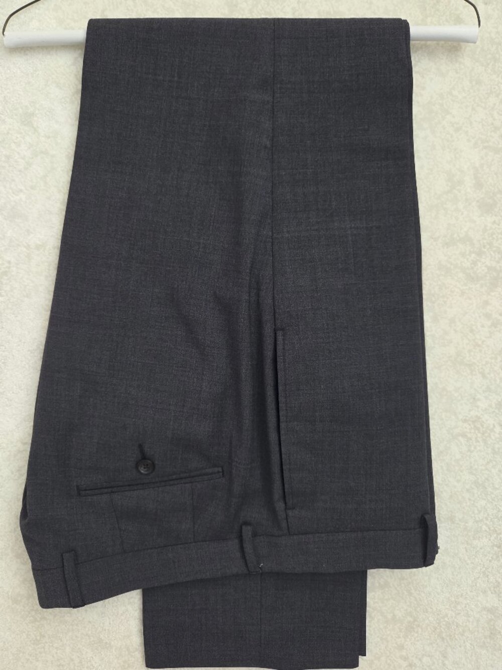Lauren Ralph Lauren High Performance Wool Dress Pants Charcoal Gray 33x32 $32